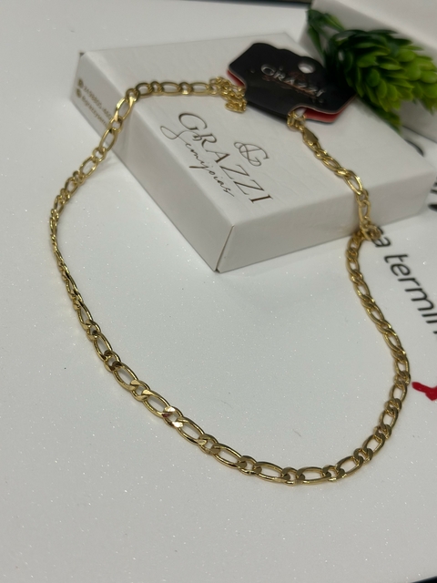 Colar SemiJoia Dourado Corrente