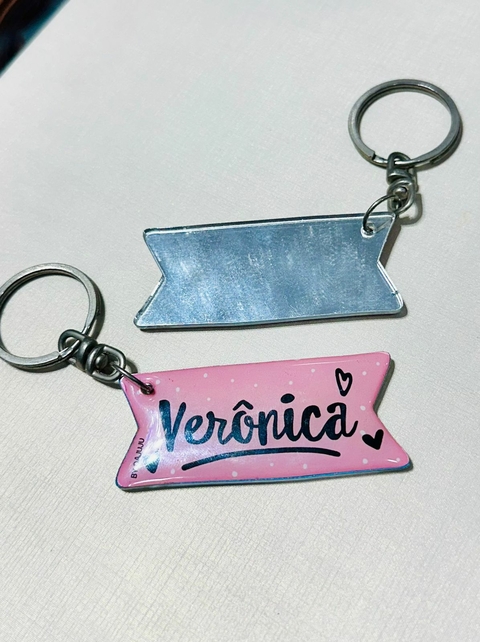 Chaveiro Rosa Claro com Espelho - Verónica