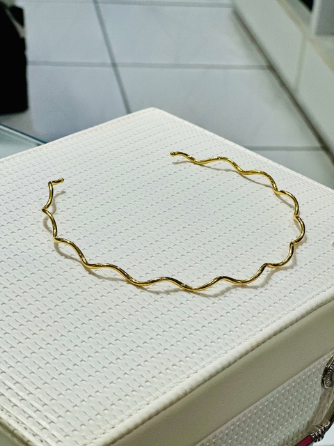 Choker Gargantilha Dourado 0001