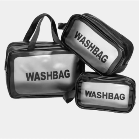 Necessaire com Alça Impermeável Washbag - Preta M 5715