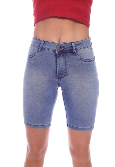 Bermuda Ciclista Jeans Lisa Feminina Crocker