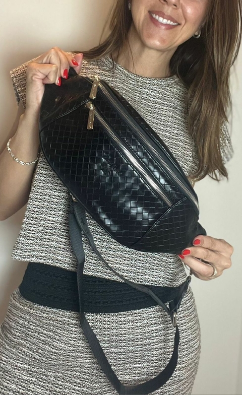 Bolsa Pochete Preta David Jones