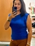 Blusa Malha Canelada Premium Muscle - Azul 4935