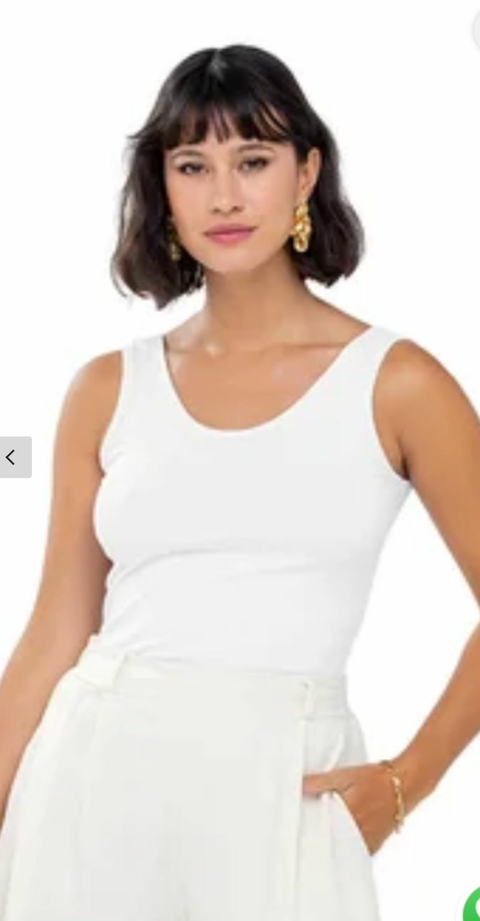 Blusa Regata - Branca 7019