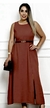Vestido Boho Chic - Marrom 6082
