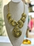 Colar Dourado Orgânico Boho Chic - 6002