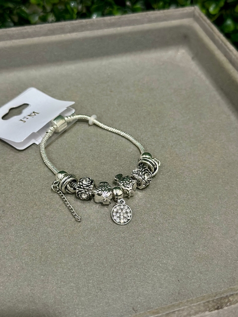 Pulseira Prata Inspiração Pandora - 6337