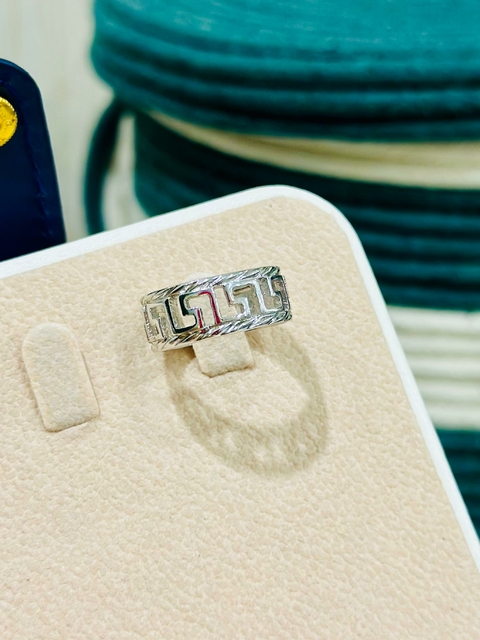 Anel SemiJoia Prata Inspiração Fendi - 4781