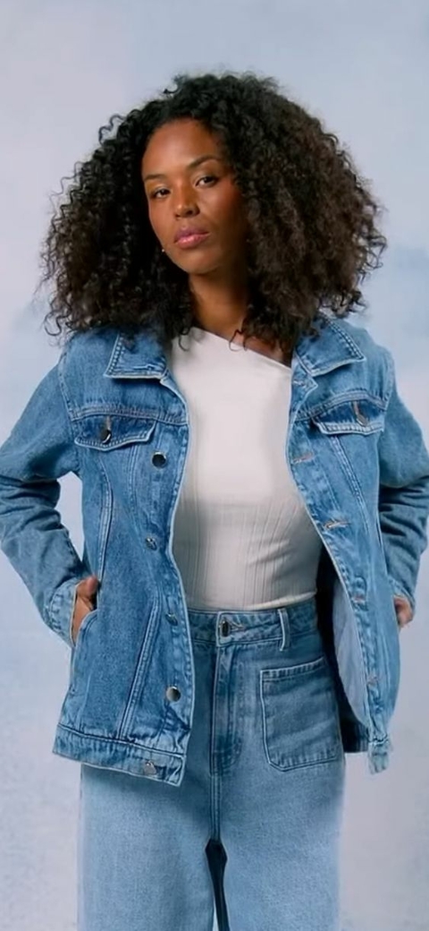 Jaqueta Jeans Feminina Marialícia - 6796