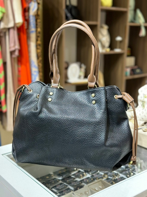 Bolsa Alça Marrom - Preta 5833