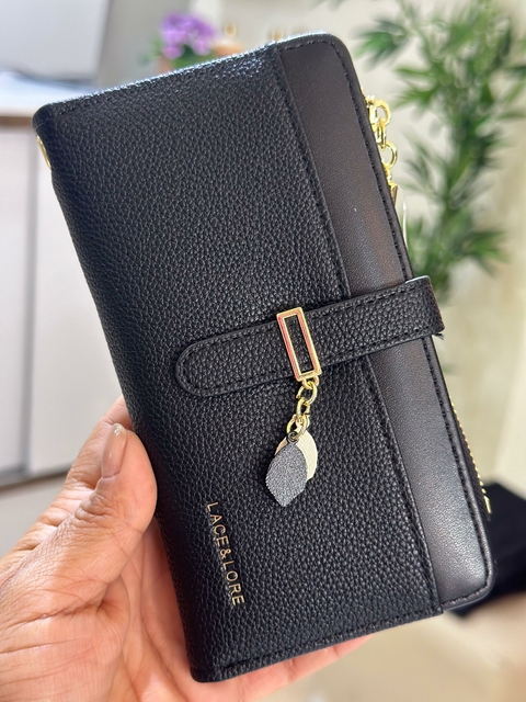 Carteira Feminina Lace&Lore - Preta 6906