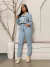 Calça Jeans Nexo Mom Lisa - Azul Claro na internet