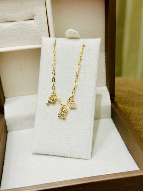 Pulseira SemiJoia Dourado Fé Nossa Senhora Aparecida - 4340