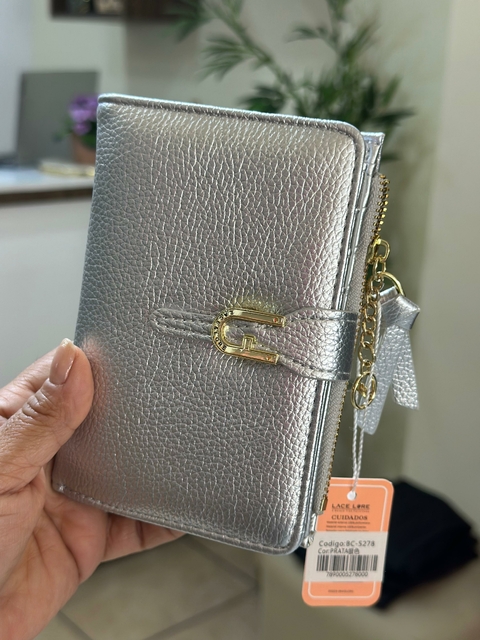 Carteira Feminina Lace&Lore - Prata 6904