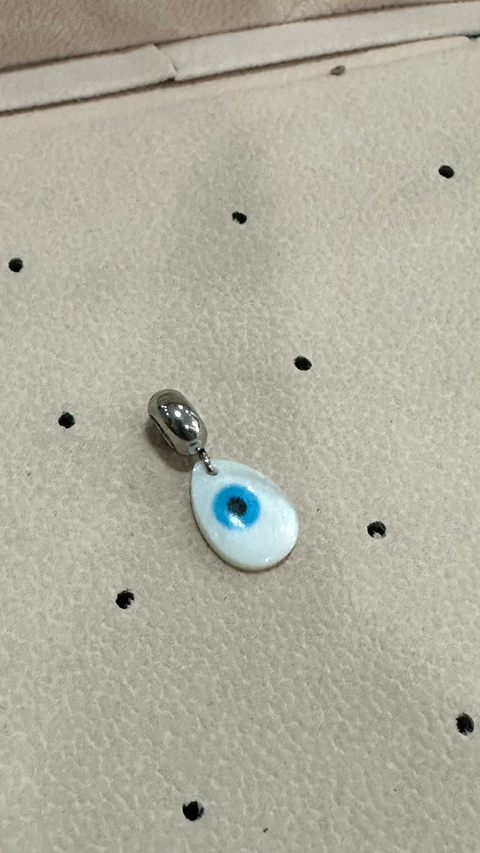 Berloque Aço Inoxidável Olho Grego - 5322