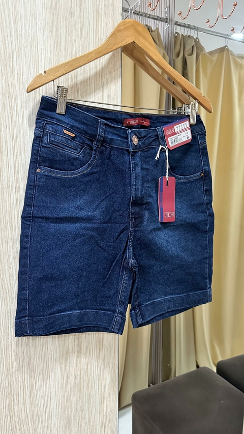 Bermuda Crocker Jeans Liso - Azul 4320
