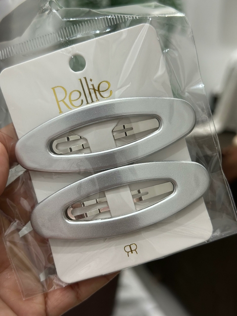 Presilha Dupla Prata Cinza - 6299