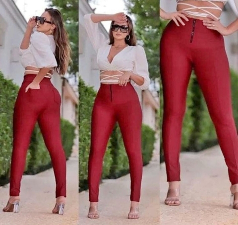 Calça Legging Lipo - Vermelha