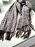 Lenço Pashmina Echarpes Cashmere Inspiração Dior Marrom