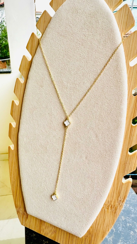 Colar Cordão Gravatinha Virgínia Inspiração Van Cleef