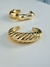Bracelete Dourado Aro Torcido - 6321