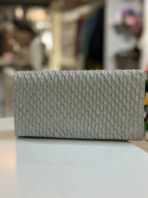 Clutch Bolsa Carteira de Festa Prata - 6522