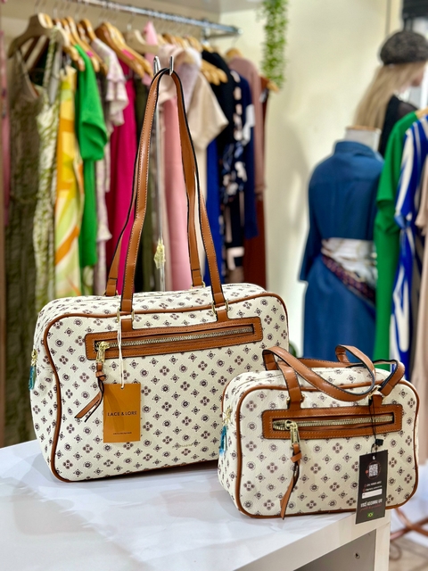 Bolsa Lace & Lore Quadrada Pequena - OffWhite 6264