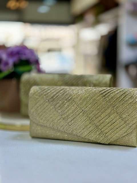 Clutch Bolsa Carteira de Festa - Dourado 6885