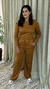 Conjunto de Lanzinha Calça Flare - Ferrugem - comprar online