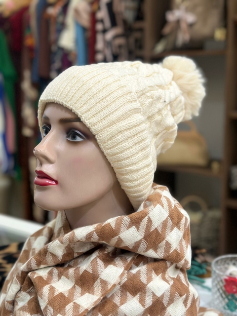 Touca PomPom - OffWhite 6515