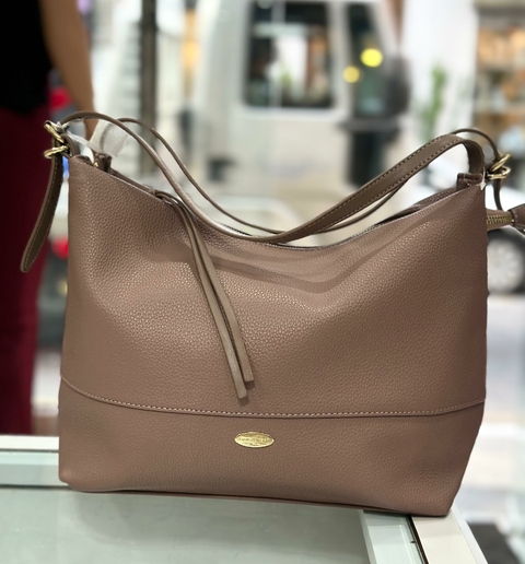 Bolsa Couro Ecológico - Rosé