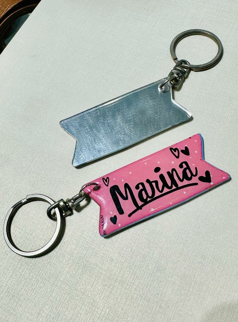 Chaveiro Rosa com Espelho - Mariana