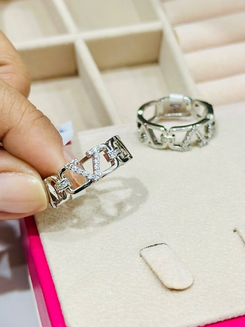 Anel Prata Valentino - 6719