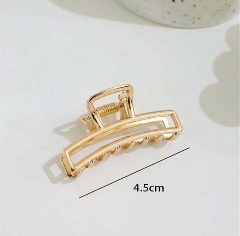 Pregadeira Metálica Pequena Dourada Retangular 4611