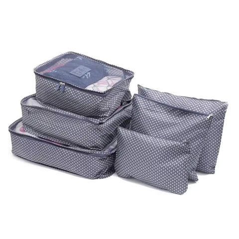 Organizador de Mala Tela Travel - Estampado Azul