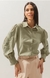 Camisete Manga Bordada Lese - Verde