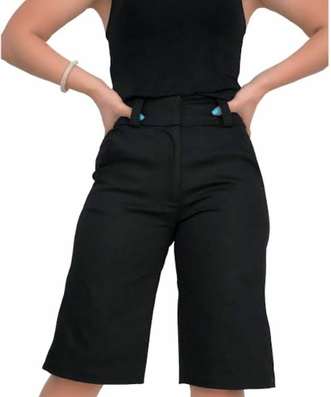 Short Bermuda Jords Alfaiataria - Preta