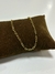 Pulseira SemiJoia Dourado Corrente Corações 4268