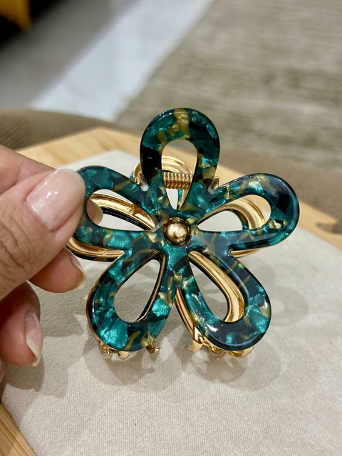 Pregadeira Metálica Flor - Azul 5906