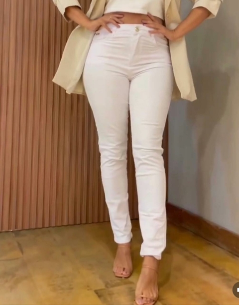 Calça Jeans Lisa - Branca