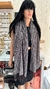 Lenço Pashmina Echarpes Cashmere Inspiração Dior Marrom - comprar online