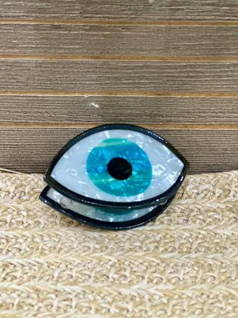 Pregadeira Acrílica Olho Grego - Preto 4970