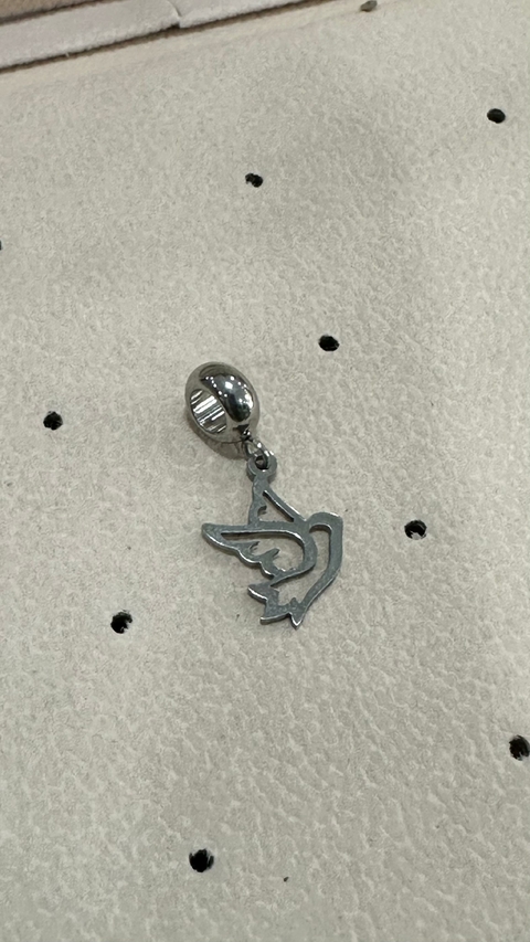 Berloque Aço Inoxidável Pomba - 5324