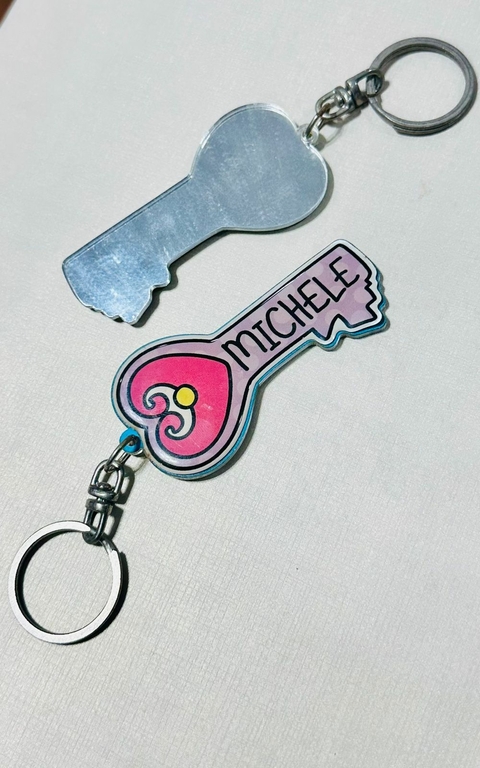 Chaveiro Chave com Espelho - Michele