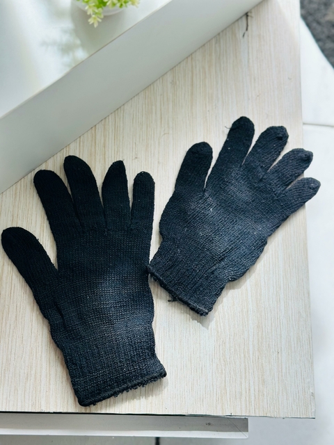 Luva Lã Lisa - Preta