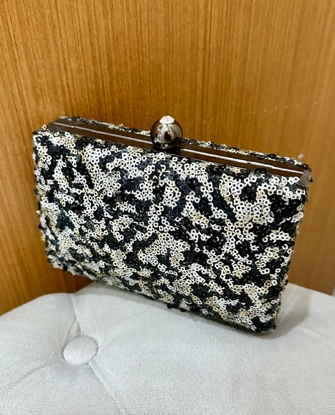 Clutch Bolsa Carteira de Festa Paetê