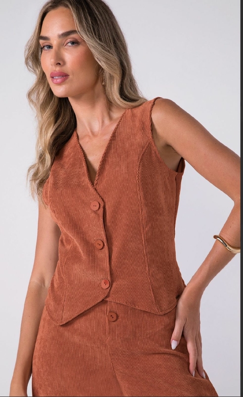 Blusa Colete Feminino Marialícia - 6791