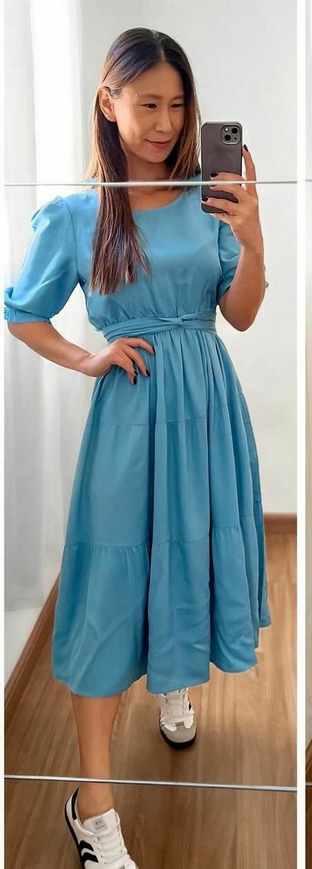 Vestido Zara - Azul 3962