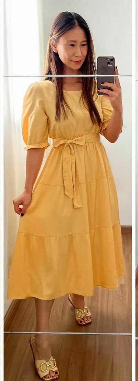 Vestido Zara - Amarelo 3961