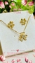 Colar SemiJoia Dourado Flor - 5851 / 5852 - comprar online